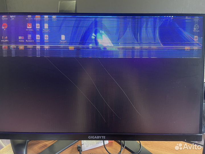 Gigabyte g27f2 с дефектом