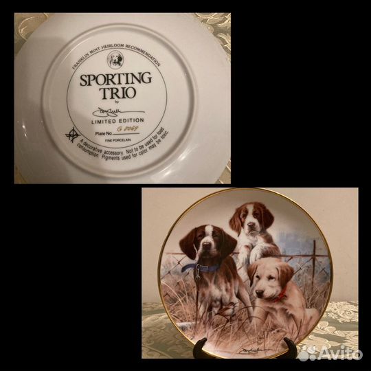 Коллекционные винтажные тарелки