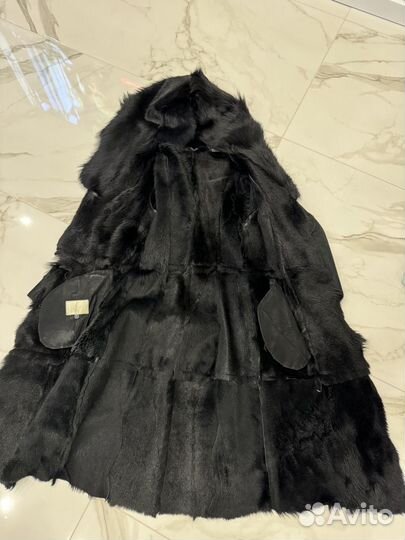 Дубленка натуральная женская с капюшоном