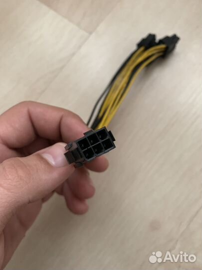 Переходник с 6 на 2* 8 pin