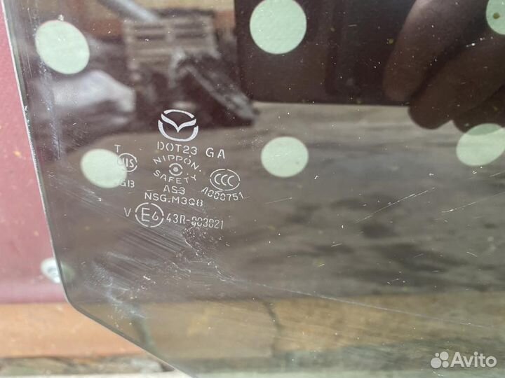 Стекло двери задней правой Mazda CX-5 KE