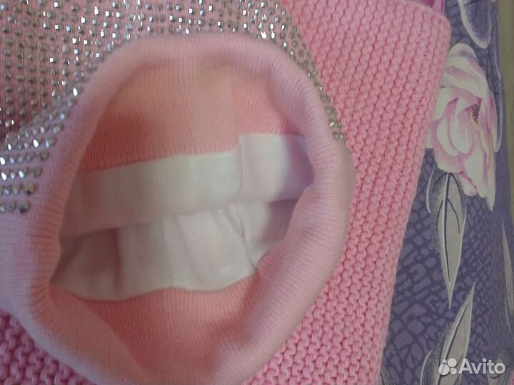 Шапка+снуд на девочку