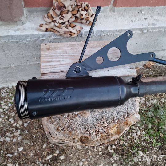 Труба прямоток supertrapp на xonda zoomer ruskus