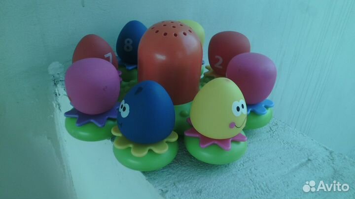 Остров осьминожек для купания игрушки