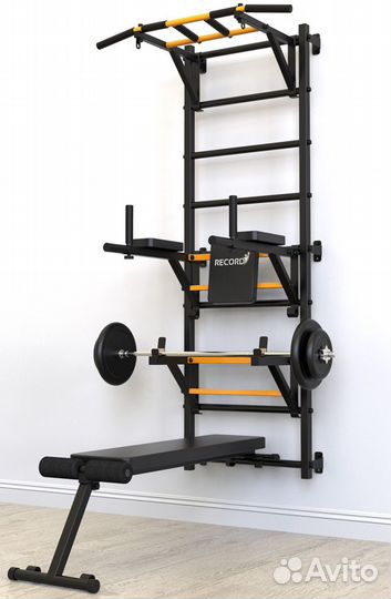 Турник навесной - Х4 (без опоры на пол)