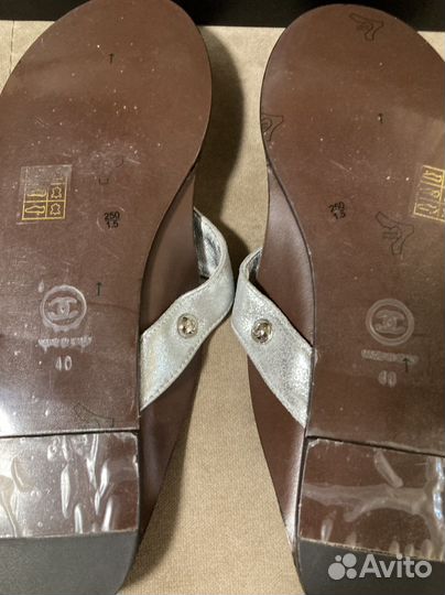Шлепанцы Chanel