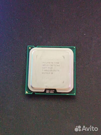 Процессор intel core 2 duo e7400 + башенный кулер