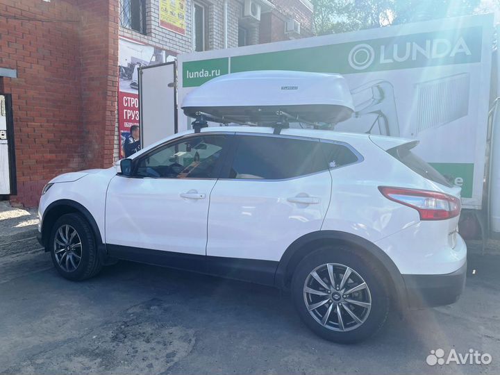 Бокс Турино-1 белый 410 литров Nissan Qashqai