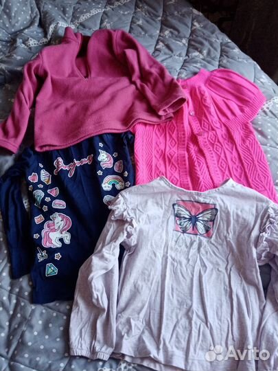 Детские вещи пакетом для девочки 110 116