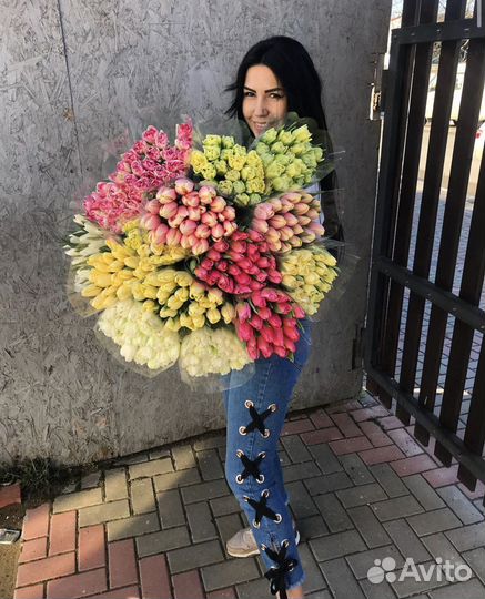 Тюльпаны букет цветов