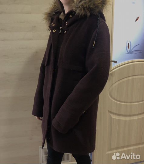 Пальто зимнее pull&bear