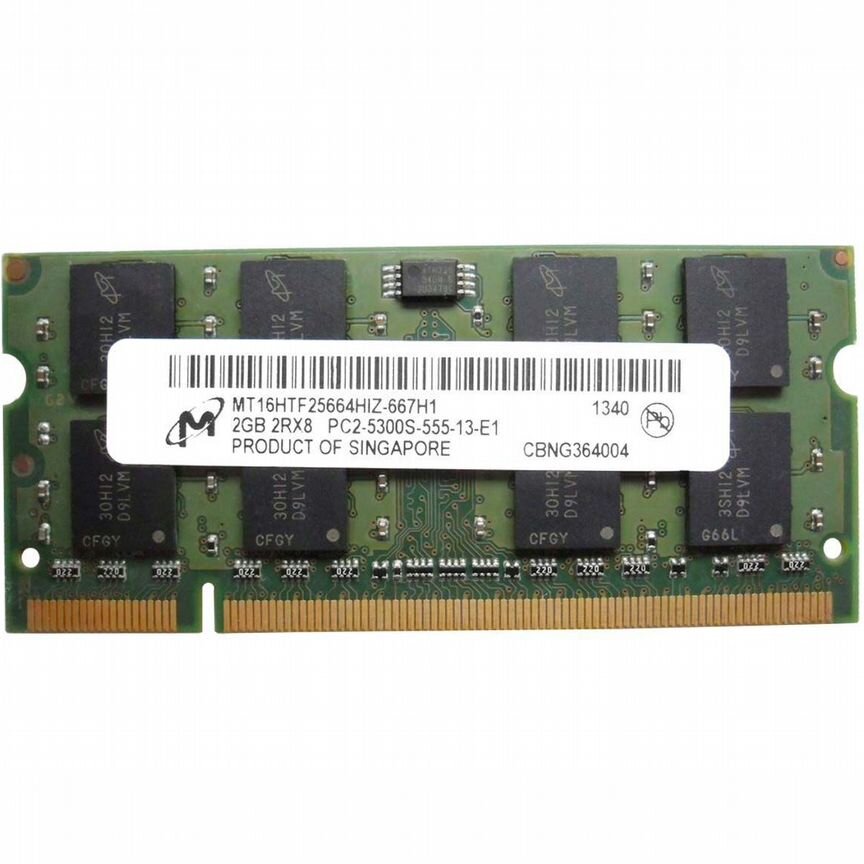 [MT16HTF25664HIZ-667H1] Оперативная Память Micron Mt16htf25664hiz-667h1