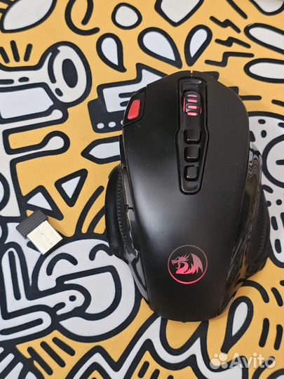 Беспроводная мышь Redragon shark 2