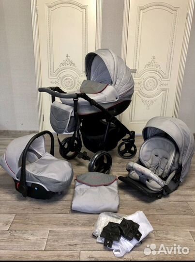 Коляска 3 в 1 rudis solo