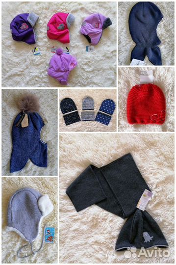 Новые шапки, комплекты и краги/варежки