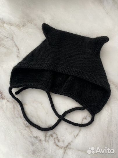 Шапка чепчик с ушками
