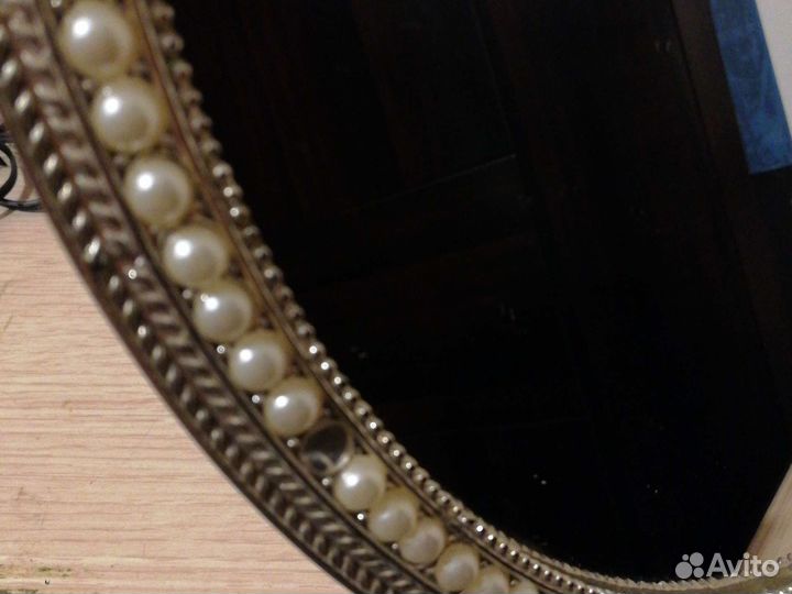 Зеркало настольное овальное