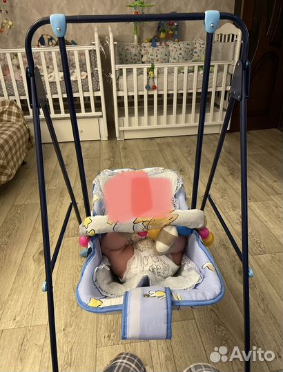 Детская качель напольная
