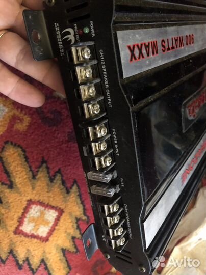 Автомобильный устлитель сrunch 4125, 900Вт