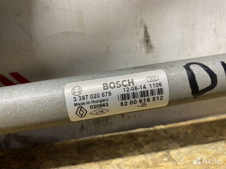 Renault Duster моторчик дворников