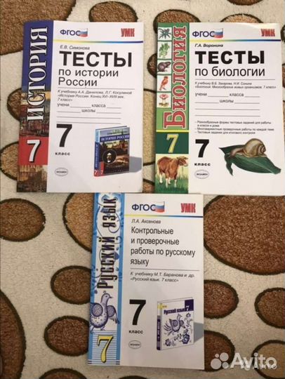 7класс фгос рабочие тетради