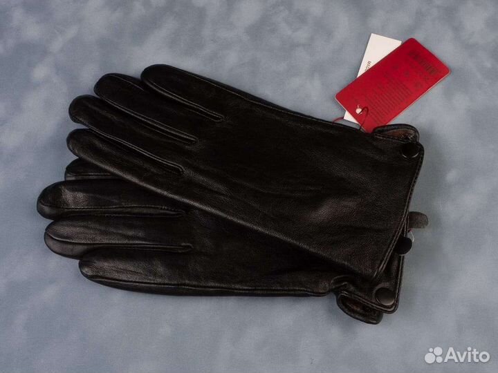 Кожаные мужские перчатки