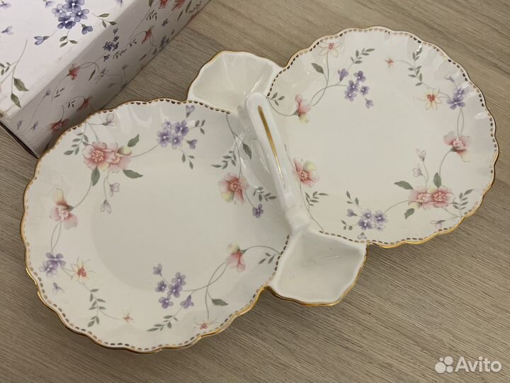 Менажница фарфоровая