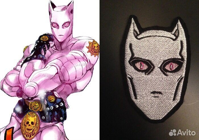 Нашивка jojo killer queen шеврон