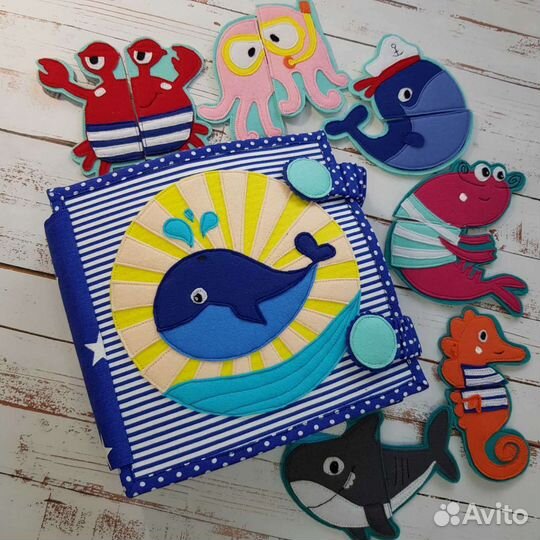 Развивающая книжка из фетра