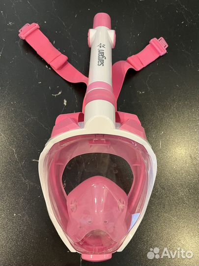 Детская полнолицевая снорклинг маска для плавания