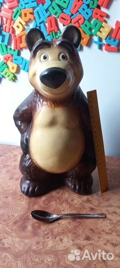 Копилка керамическая медведь большой
