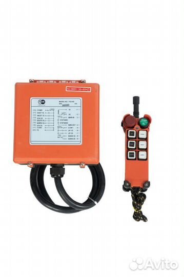 Комплект радиоуправления F24-6D (380В, 6-кноп, дву