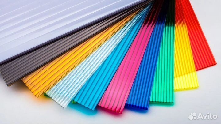 Поликарбонат для теплиц 10 мм цветной 2,1мх6м