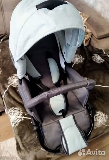 Коляска люлька и прогулочный блок 2 в 1