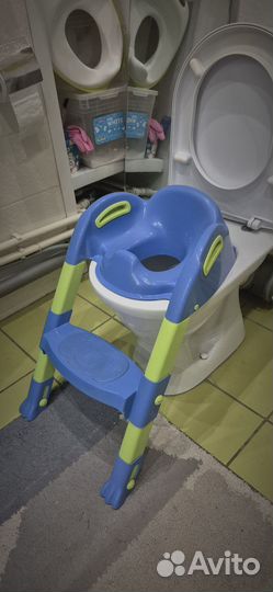 Сидушка на унитаз со ступенькой