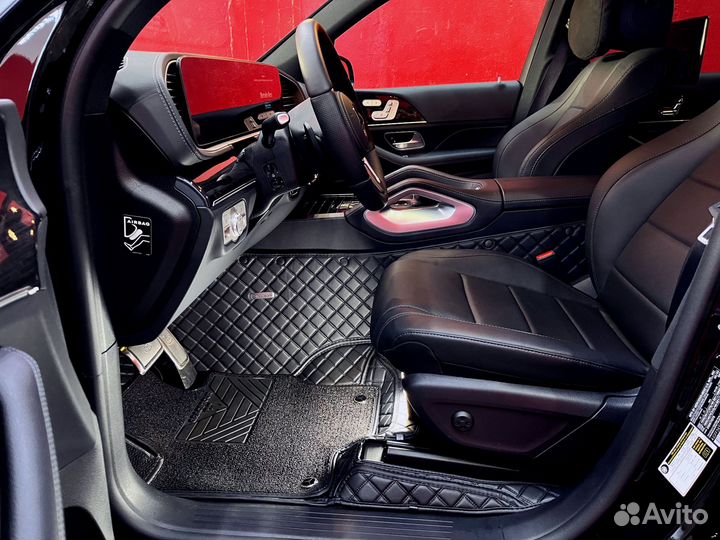5D ковры из экокожи для Mercedes-Benz GLS 2022