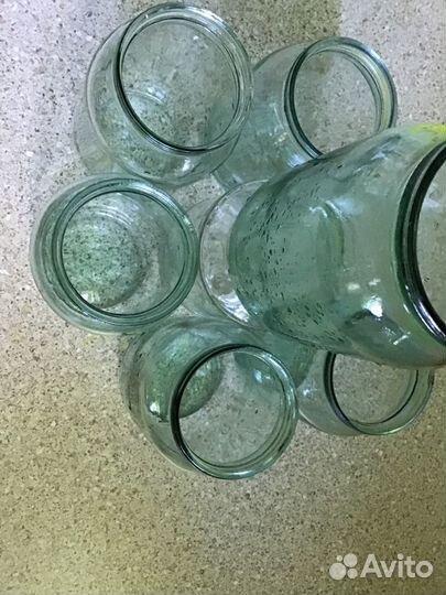 Банка стеклянная емк, 1л; и 0,2-0,4