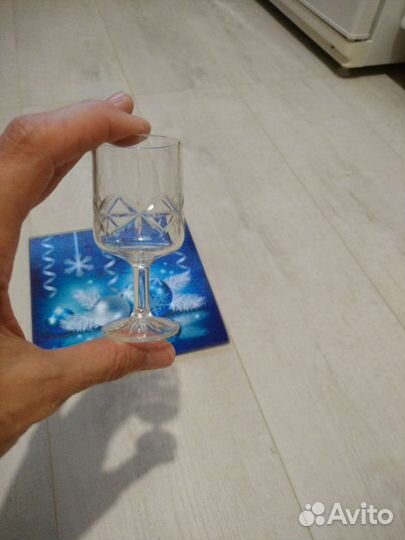 Хрустальные рюмки на ножке СССР