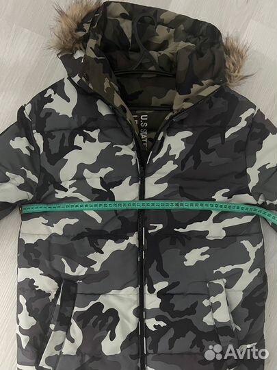 Зимняя куртка zara 140-150