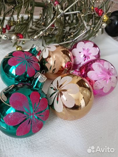 Елочные игрушки СССР набор