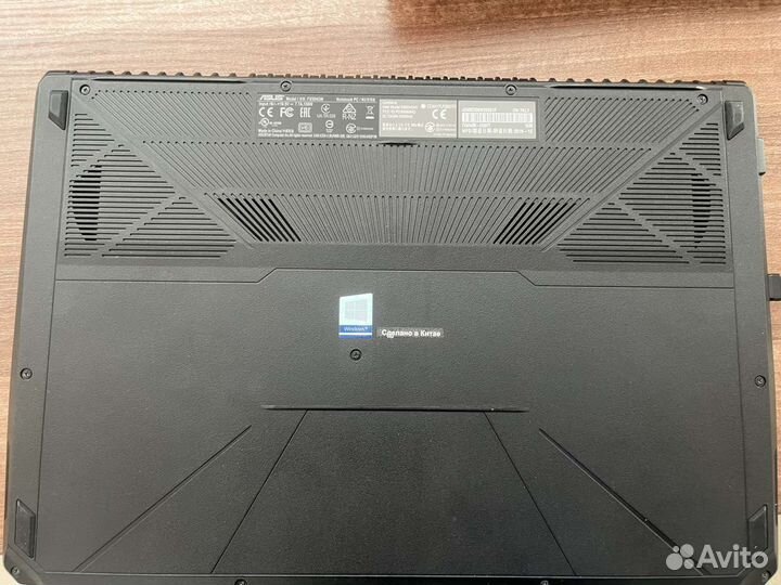 Ноутбук asus TUF gaming FX504 series