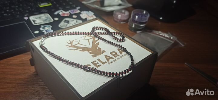 Колье чокер из бисера