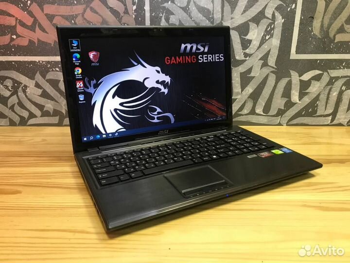 Игровой ноутбук MSI Core-i5/8gb/Geforce/SSD