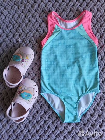 Купальник hm и сабо на девочку 5 лет
