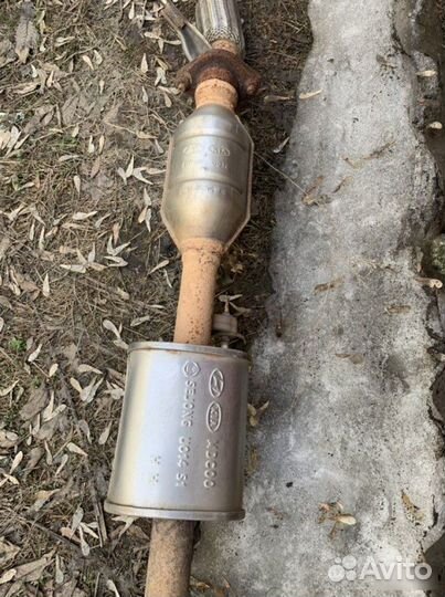 Средняя часть глушителя Kia Rio 2011-2015