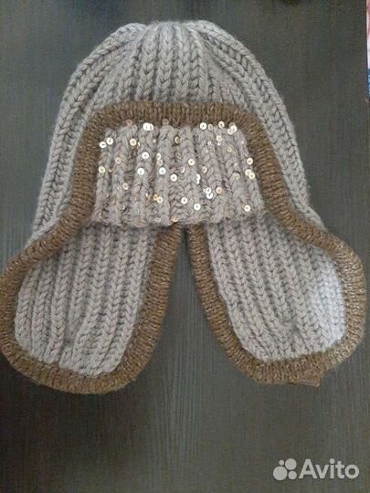 Шапка ушанка женская