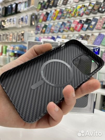 Чехол wiwu карбон iPhone 14pro 14 pro max