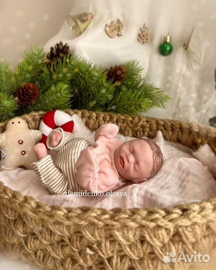 Мини реборн Эмилия