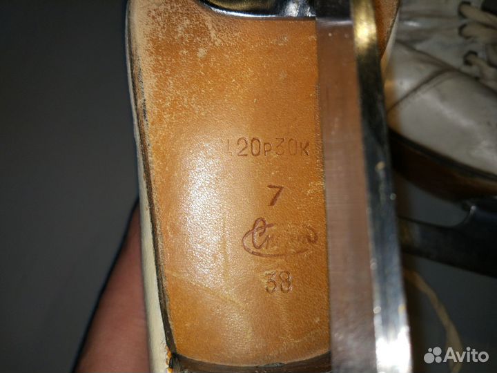 Коньки фигурные 38 размер СССР