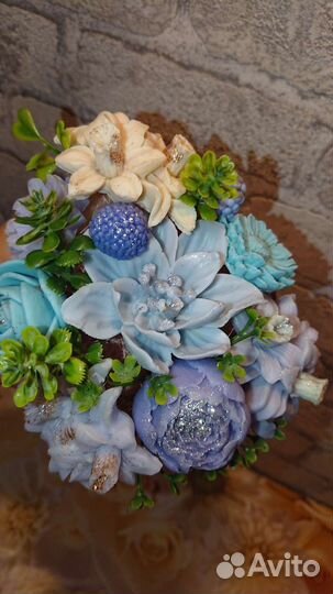 Мини букеты ручной работы из мыла